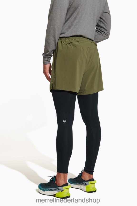 Merrell Heren 4FFP6T406 kort trailrunning (jmf26581-326) kleren stoffige olijf