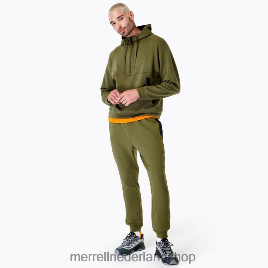 Merrell Heren 4FFP6T159 momentum hoody (jms26762-326) kleren stoffige olijf