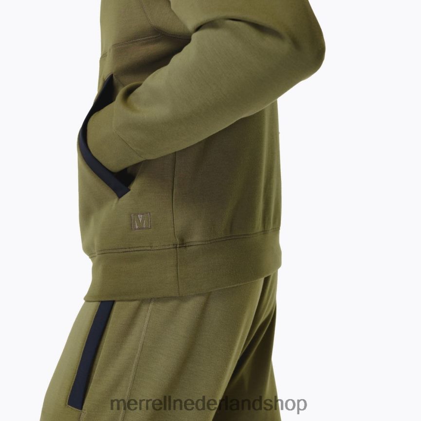 Merrell Heren 4FFP6T159 momentum hoody (jms26762-326) kleren stoffige olijf