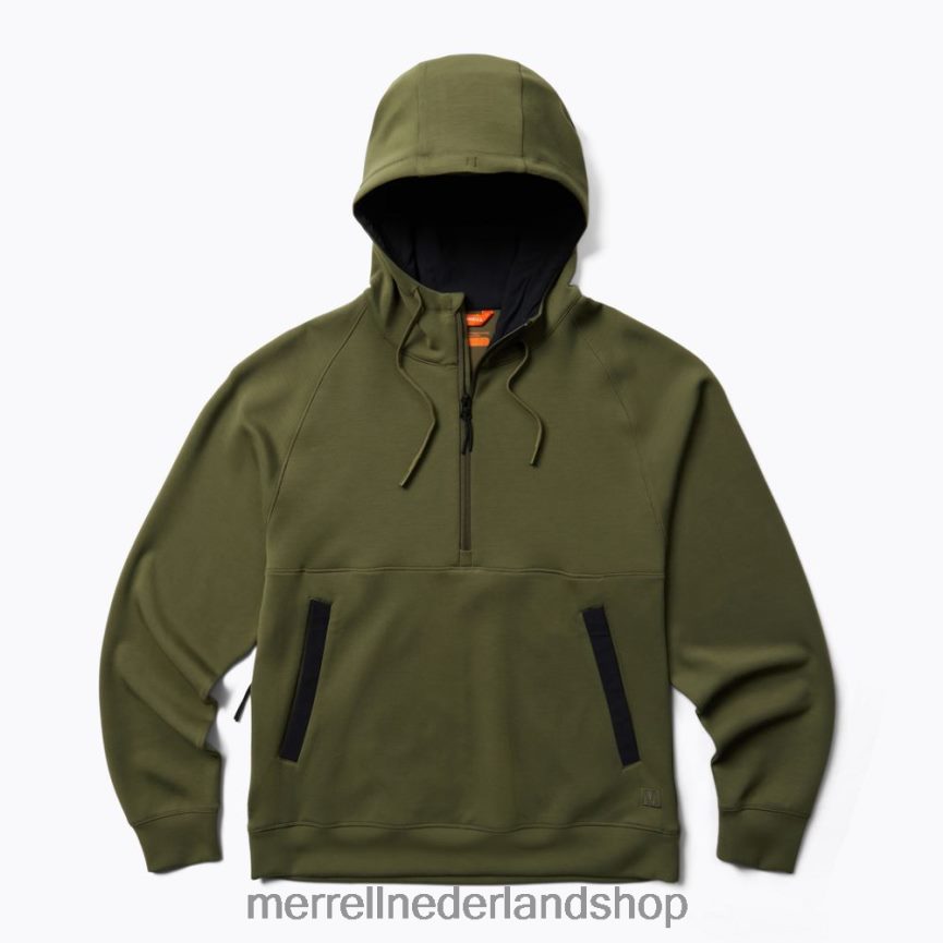 Merrell Heren 4FFP6T159 momentum hoody (jms26762-326) kleren stoffige olijf
