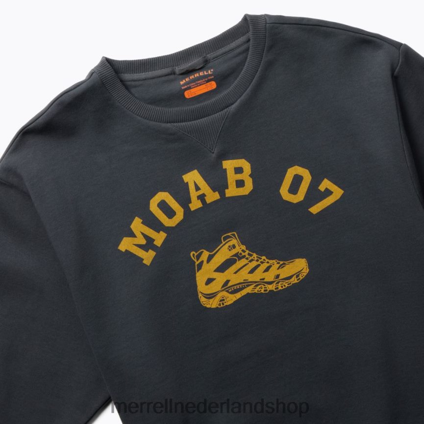 Merrell Heren 4FFP6T323 moab 07 fleece met ronde hals (jmf26621-425) kleren Indische inkt