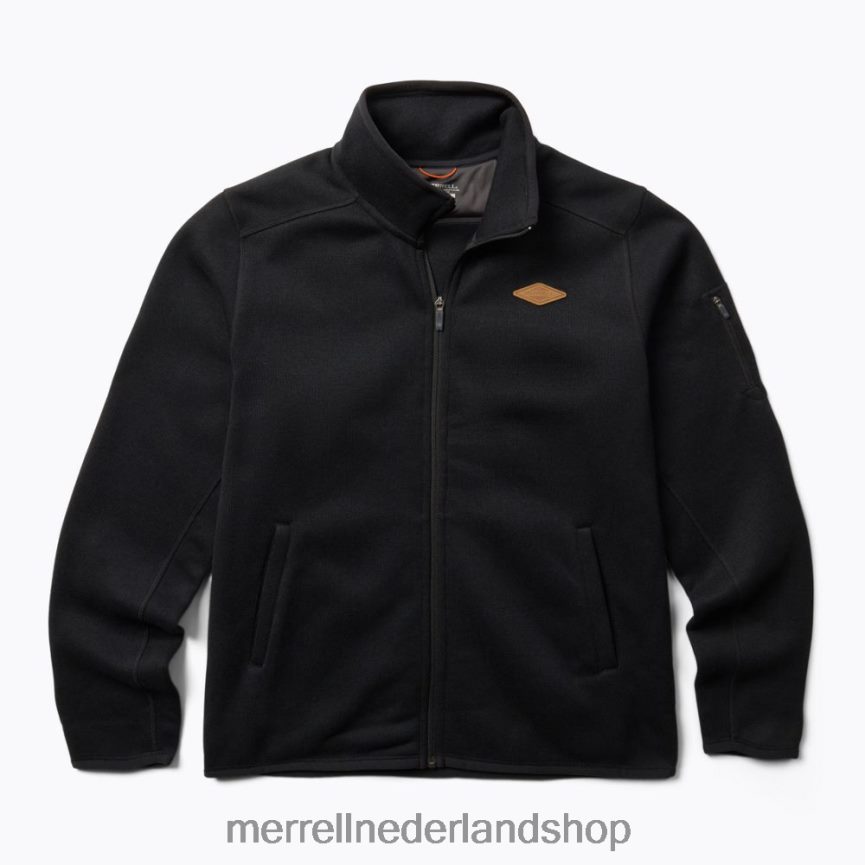 Merrell Heren 4FFP6T428 sweater weer volledige ritssluiting (jmf26296-010) kleren zwart
