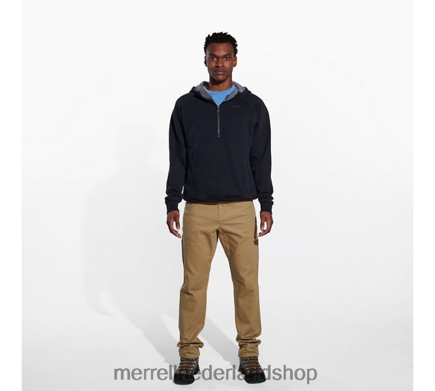 Merrell Heren 4FFP6T499 scout trui met capuchon (jms26323-425) kleren Indische inkt