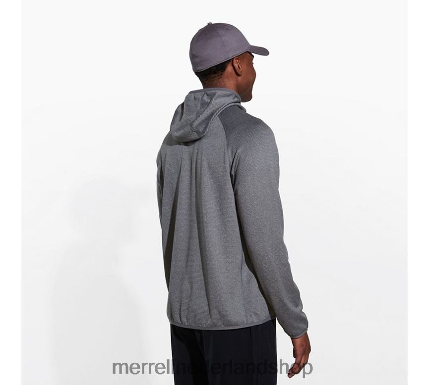 Merrell Heren 4FFP6T550 geotex hoodie met volledige rits (jms26325-059) kleren rots heide