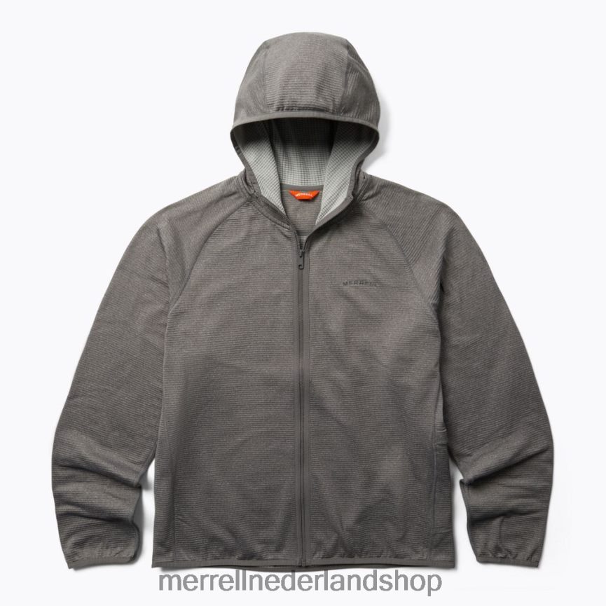 Merrell Heren 4FFP6T550 geotex hoodie met volledige rits (jms26325-059) kleren rots heide