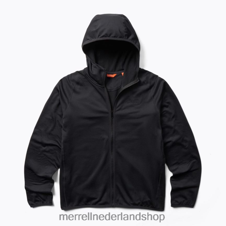 Merrell Heren 4FFP6T552 geotex hoodie met volledige rits (jms26325-010) kleren zwart
