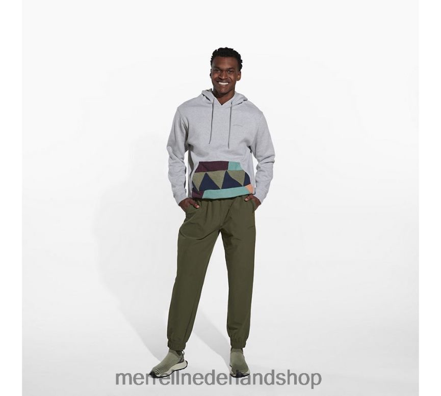 Merrell Heren 4FFP6T557 schrootpullover met capuchon (jms26641-050) kleren grijze heide