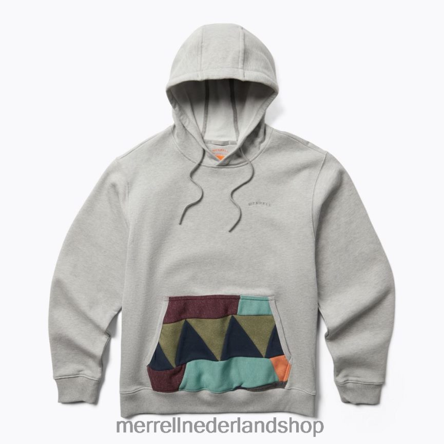 Merrell Heren 4FFP6T557 schrootpullover met capuchon (jms26641-050) kleren grijze heide