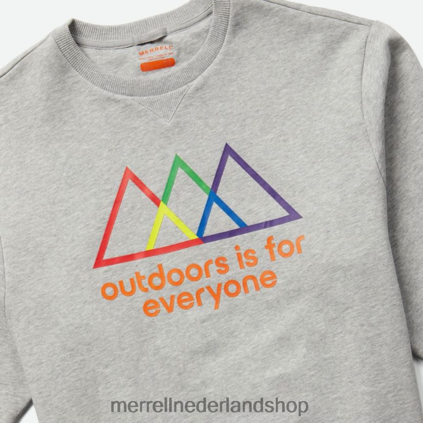 Merrell Heren 4FFP6T748 buitenshuis is voor iedereen sweatshirt met ronde hals (jms26875-050) kleren heide grijs