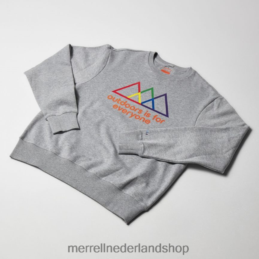 Merrell Heren 4FFP6T748 buitenshuis is voor iedereen sweatshirt met ronde hals (jms26875-050) kleren heide grijs