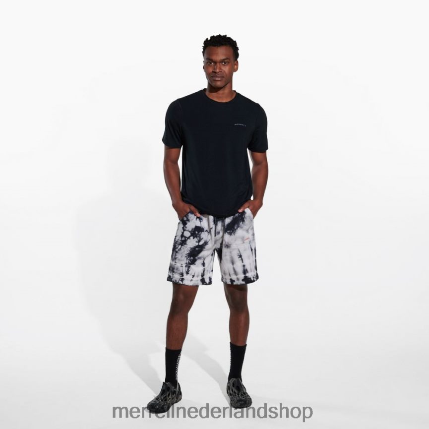 Merrell Heren 4FFP6T147 T-shirt voor dagelijks gebruik met tencel (jms26443-010) kleren zwart