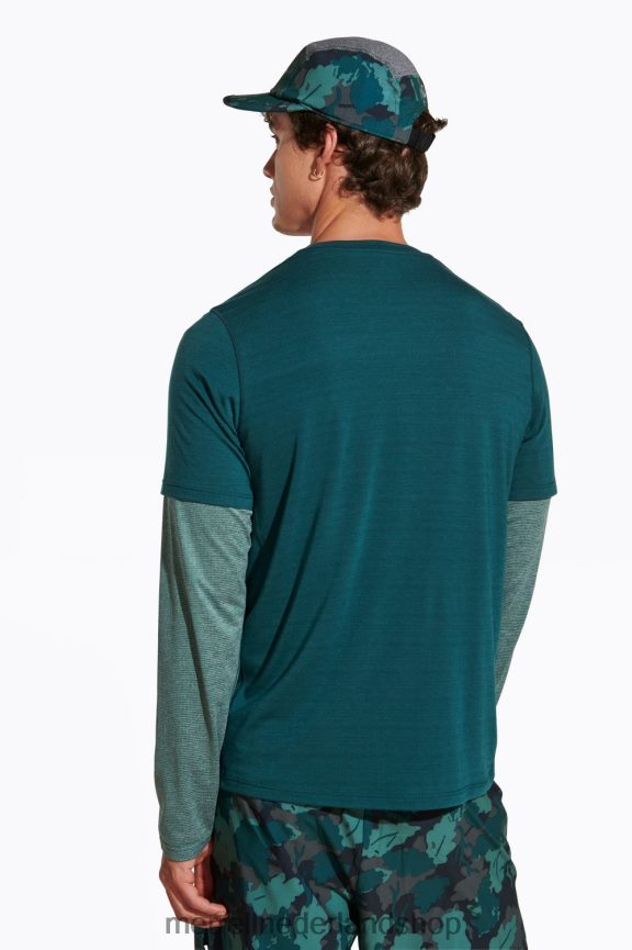 Merrell Heren 4FFP6T149 T-shirt voor dagelijks gebruik met tencel (jms26443-325) kleren zee mos