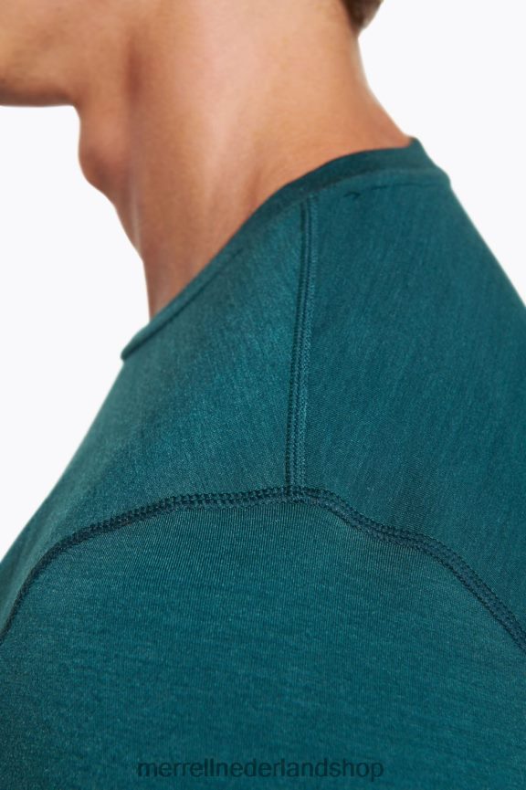 Merrell Heren 4FFP6T149 T-shirt voor dagelijks gebruik met tencel (jms26443-325) kleren zee mos