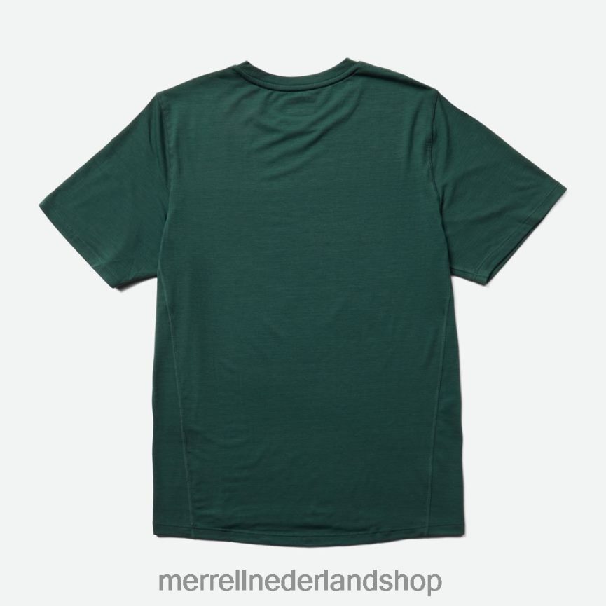 Merrell Heren 4FFP6T149 T-shirt voor dagelijks gebruik met tencel (jms26443-325) kleren zee mos