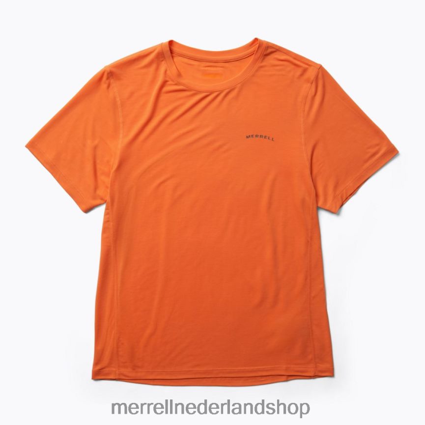 Merrell Heren 4FFP6T153 T-shirt voor dagelijks gebruik met tencel (jms26443-785) kleren vuurwerk