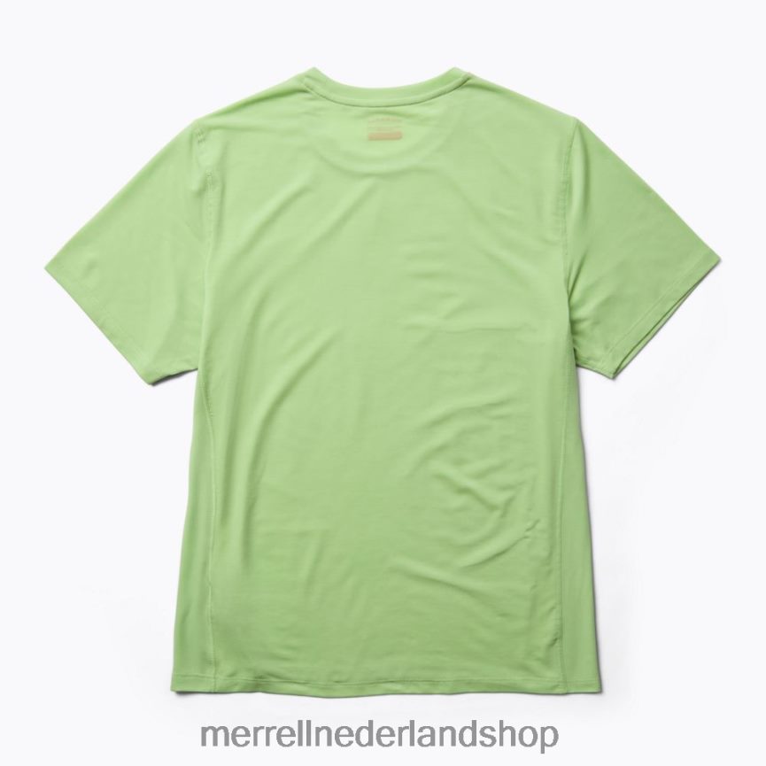 Merrell Heren 4FFP6T154 T-shirt voor dagelijks gebruik met tencel (jms26443-321) kleren schuim groen