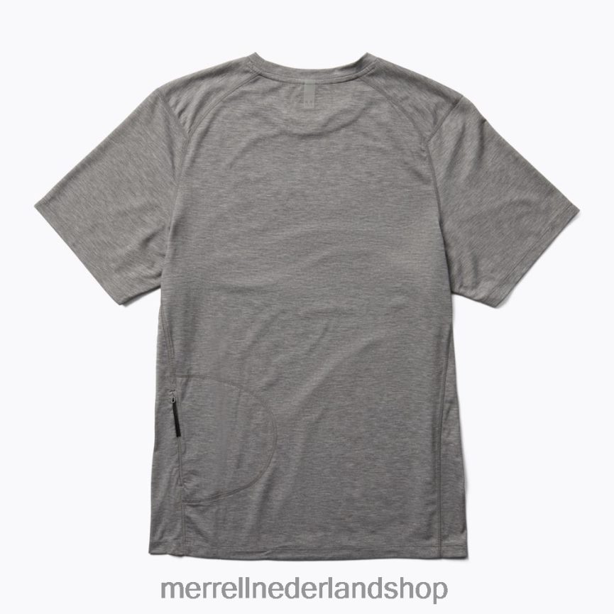 Merrell Heren 4FFP6T175 perfect T-shirt met tencel (jms26861-050) kleren grijze heide