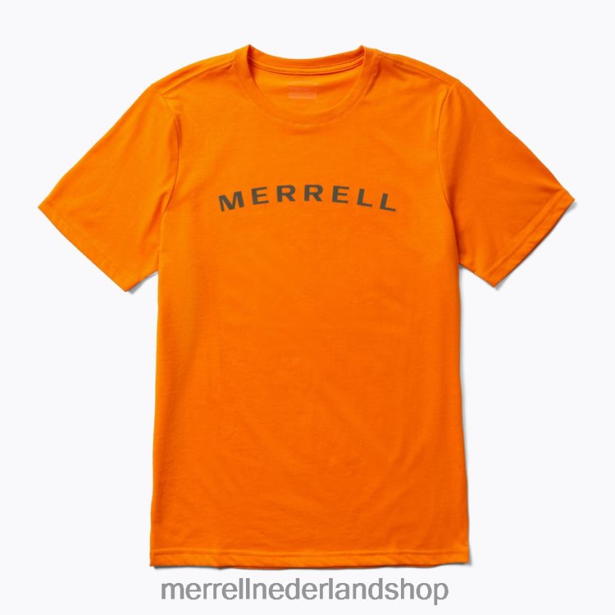 Merrell Heren 4FFP6T584 wordmark T-shirt met korte mouwen (jms26332-751) kleren uitbundigheid