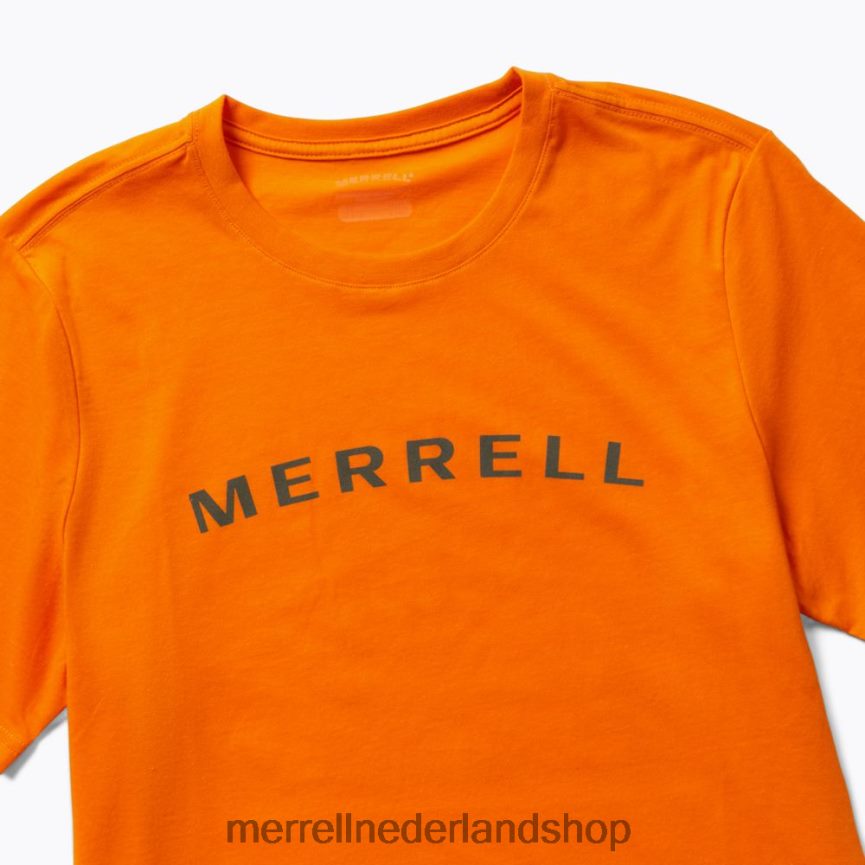 Merrell Heren 4FFP6T584 wordmark T-shirt met korte mouwen (jms26332-751) kleren uitbundigheid