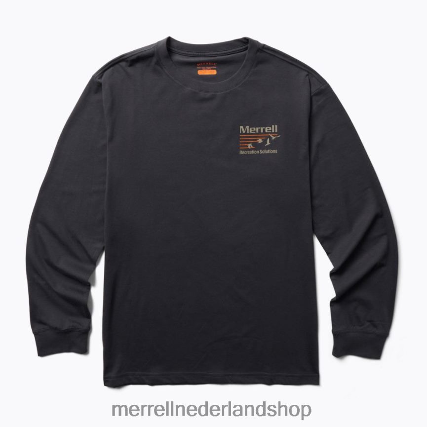 Merrell Heren 4FFP6T794 geweldig outdoor-T-shirt met lange mouwen (jmf26624-425) kleren Indische inkt