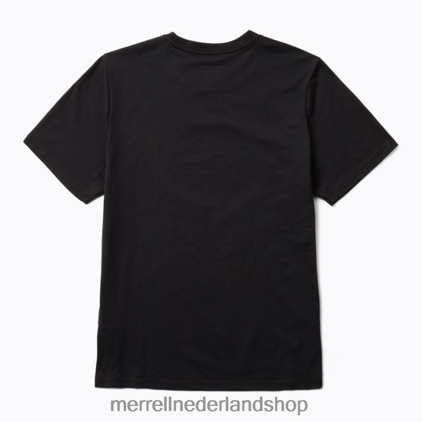 Unlikely Hikers X Merrell Heren 4FFP6T451 T-shirt met korte mouwen (jms26681-010) kleren zwart