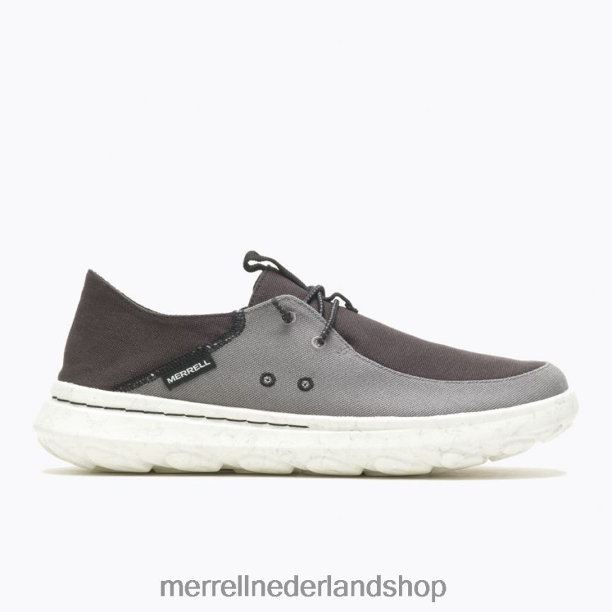 Merrell Heren 4FFP6T773 hut moc 2 canvas (j004891) schoenen zwart/houtskool