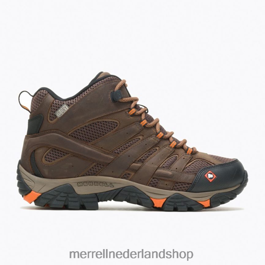 Merrell Heren 4FFP6T389 moab vertex mid waterdichte sr werklaars brede wijdte (j31239w) schoenen klei