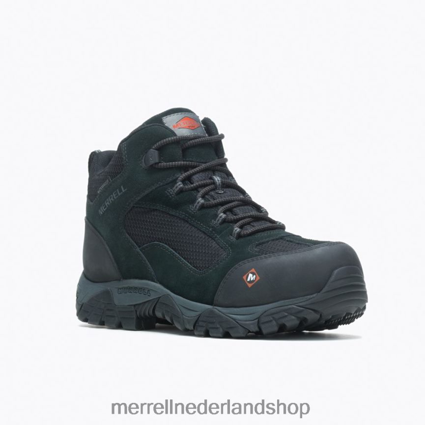 Merrell Heren 4FFP6T433 moab onset mid waterdichte comp toe werklaars (j099509) schoenen zwart