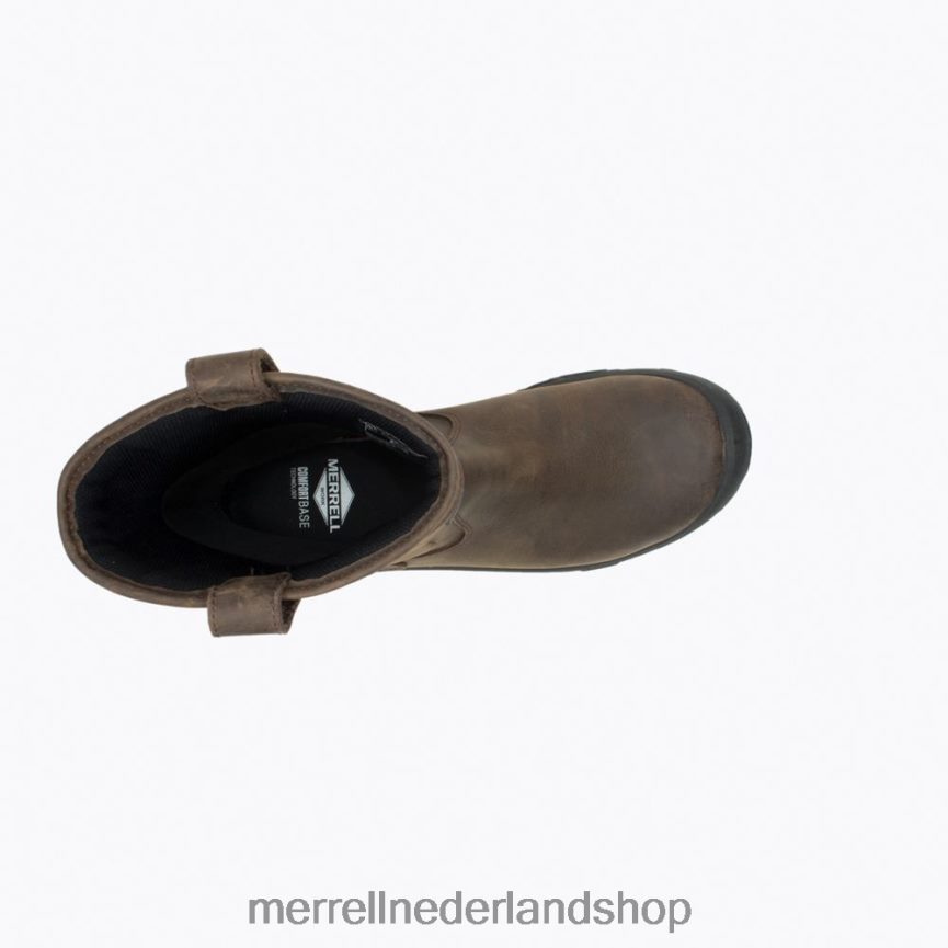 Merrell Heren 4FFP6T452 Strongfield lederen waterdichte pull-on werklaars met comp toe (j099315) schoenen espresso