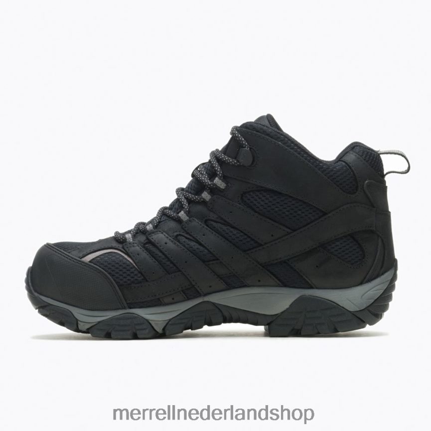 Merrell Heren 4FFP6T619 moab vertex mid waterdichte comp toe werklaars brede breedte (j05241w) schoenen zwart