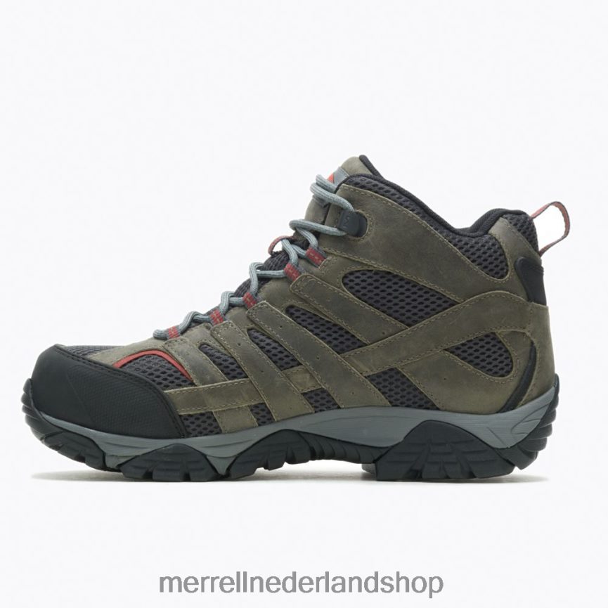 Merrell Heren 4FFP6T620 moab vertex mid waterdichte comp toe werklaars brede breedte (j11515w) schoenen tin