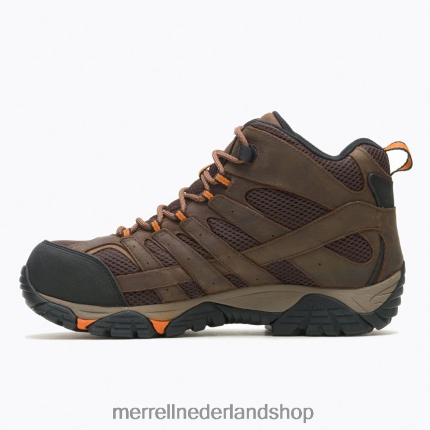 Merrell Heren 4FFP6T651 moab vertex mid waterdichte comp teen werklaars (j11617) schoenen klei