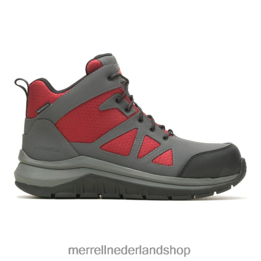 Merrell Heren 4FFP6T688 fullbench speed mid waterdicht cf (j005027) schoenen asfalt/dahlia