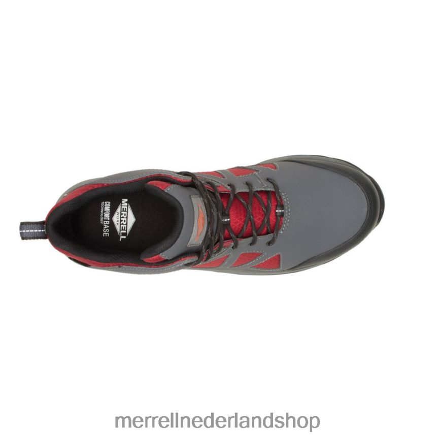 Merrell Heren 4FFP6T688 fullbench speed mid waterdicht cf (j005027) schoenen asfalt/dahlia