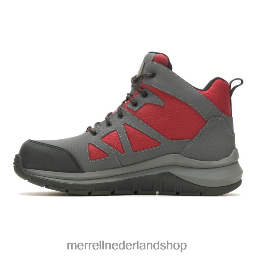 Merrell Heren 4FFP6T688 fullbench speed mid waterdicht cf (j005027) schoenen asfalt/dahlia