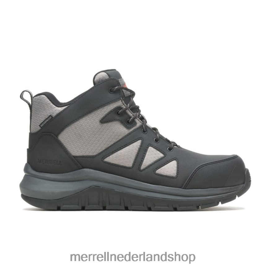 Merrell Heren 4FFP6T689 fullbench speed mid waterdicht cf (j005025) schoenen zwart/houtskool