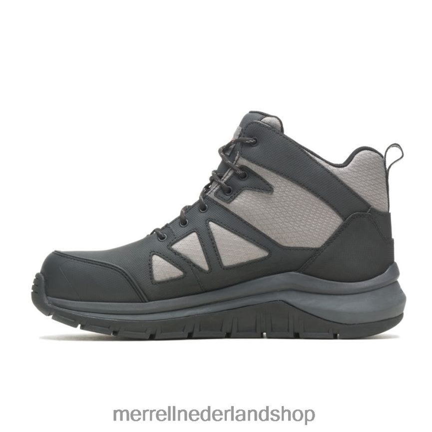 Merrell Heren 4FFP6T689 fullbench speed mid waterdicht cf (j005025) schoenen zwart/houtskool