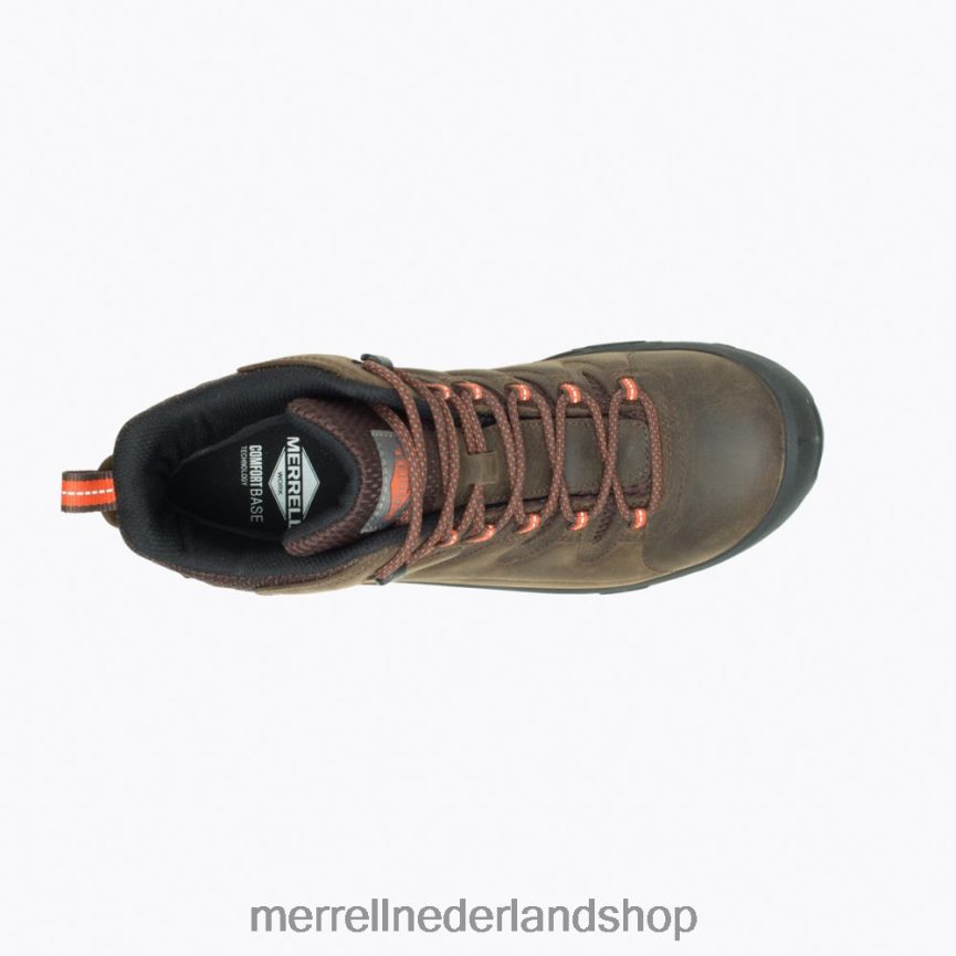 Merrell Heren 4FFP6T716 Strongfield leren 6\'\' waterdichte comp teen werklaars (j099341) schoenen espresso