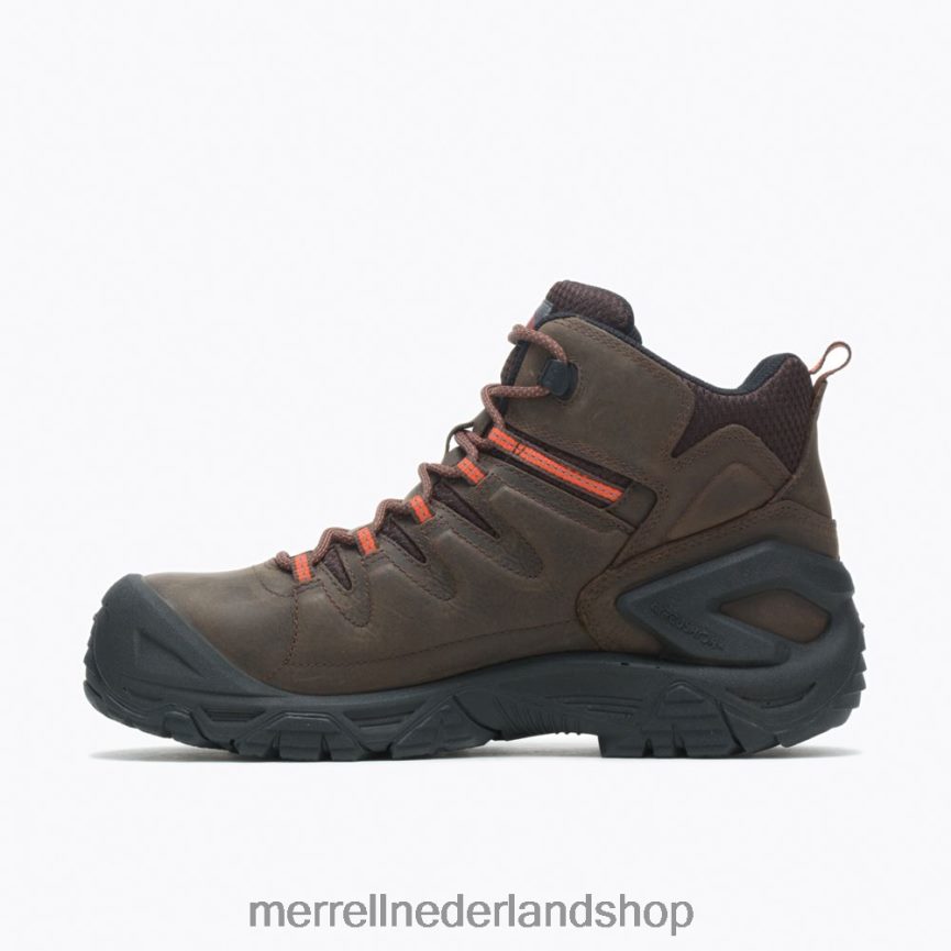 Merrell Heren 4FFP6T716 Strongfield leren 6\'\' waterdichte comp teen werklaars (j099341) schoenen espresso