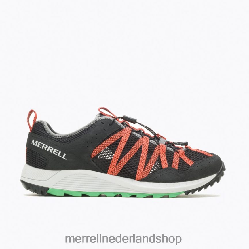 Merrell Heren 4FFP6T698 wildwood aerosport (j067675) schoenen zwart/mandarijn