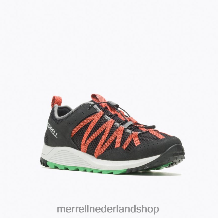Merrell Heren 4FFP6T698 wildwood aerosport (j067675) schoenen zwart/mandarijn