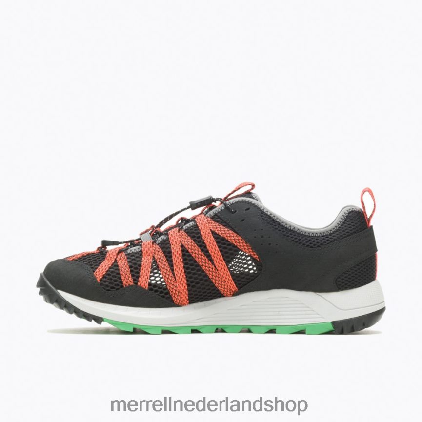 Merrell Heren 4FFP6T698 wildwood aerosport (j067675) schoenen zwart/mandarijn