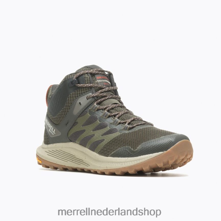 Merrell Heren 4FFP6T40 nova 3 mid gore-tex (j067617) schoenen olijf