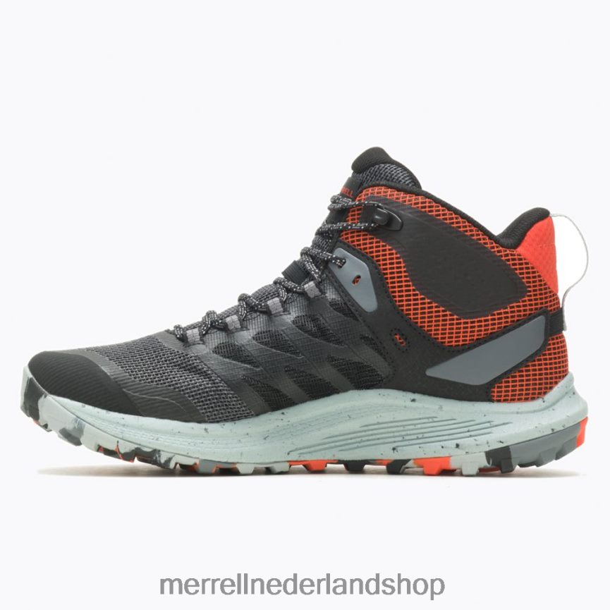 Merrell Heren 4FFP6T42 nova 3 mid gore-tex (j067615) schoenen zwart/mandarijn