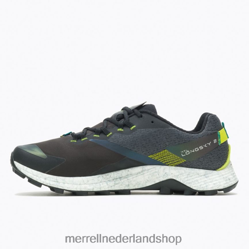 Merrell Heren 4FFP6T608 mtl long sky 2 schild (j067365) schoenen zwart/jade