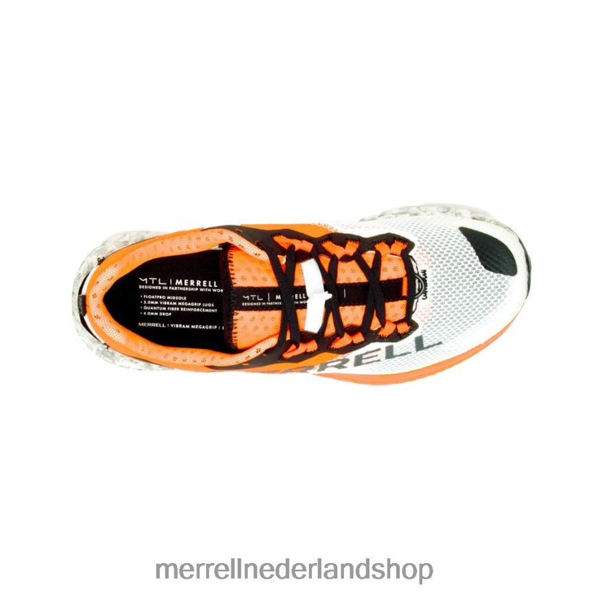 Merrell Heren 4FFP6T6 mtl lange lucht 2 (j067567) schoenen wit/oranje