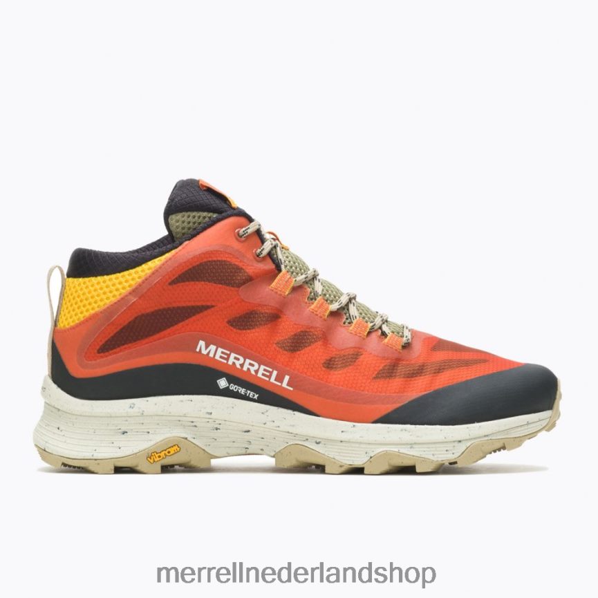 Merrell Heren 4FFP6T188 moab speed mid gore-tex (j067229) schoenen klei