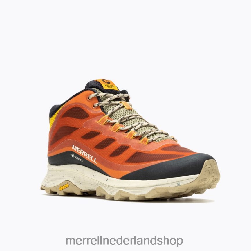 Merrell Heren 4FFP6T188 moab speed mid gore-tex (j067229) schoenen klei