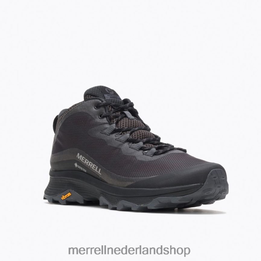 Merrell Heren 4FFP6T190 moab speed mid gore-tex (j067075) schoenen zwart/asfalt