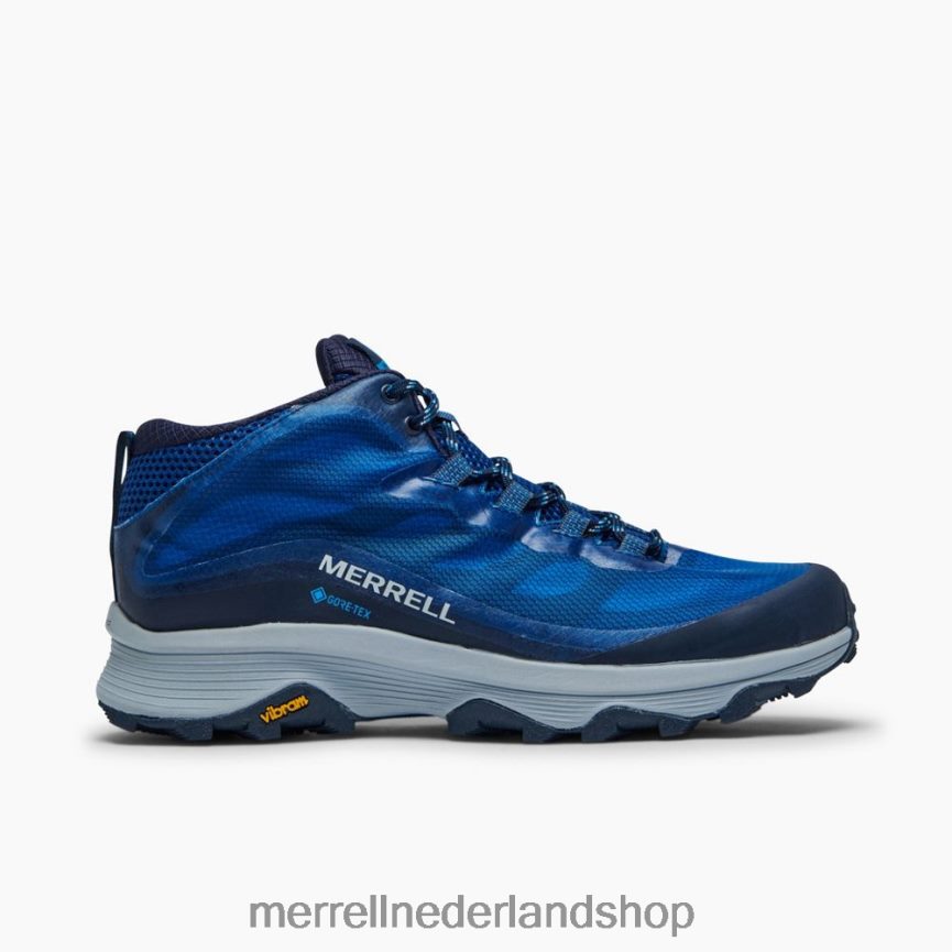 Merrell Heren 4FFP6T193 moab speed mid gore-tex (j135413) schoenen marine